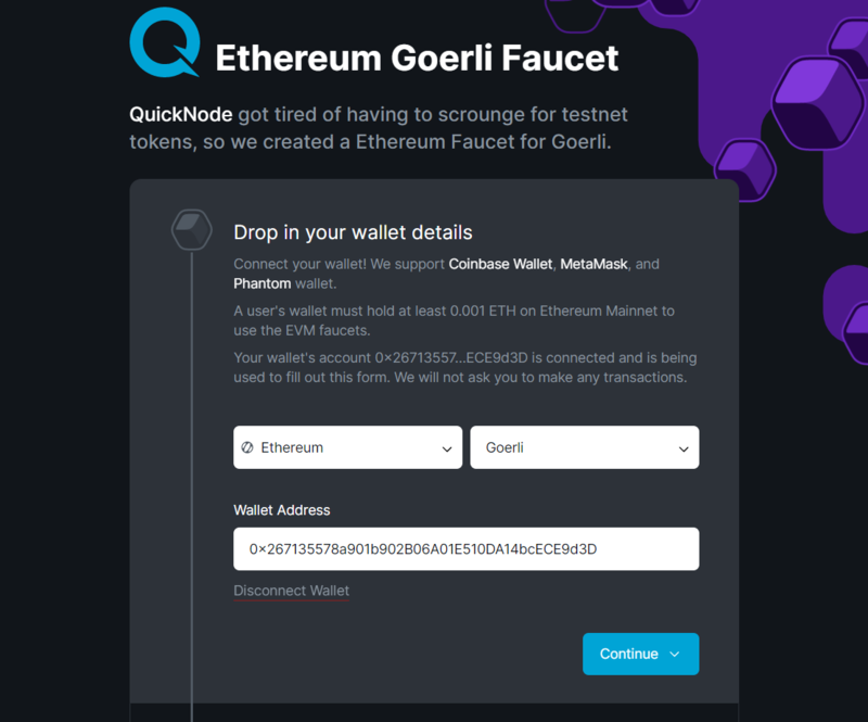 Starknet Faucet