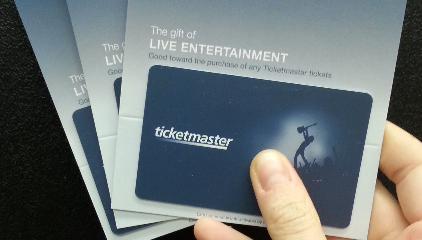 Buy Ticketmaster Gift Card from £10 | Asda Gift Cards