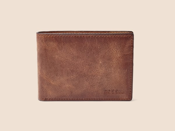 Derrick RFID Large Coin Pocket Bifold - ML - Fossil