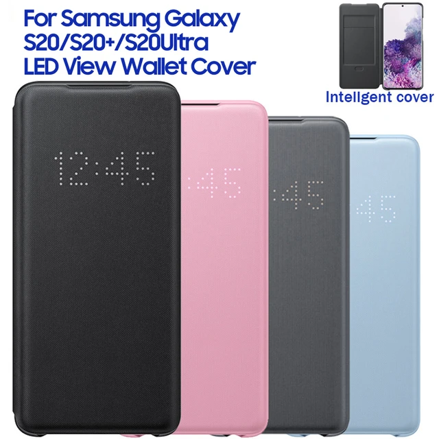 Samsung -EF-NGPBEGUS LED Wallet Cover Case for Samsung Galaxy S20 U - Upscaled