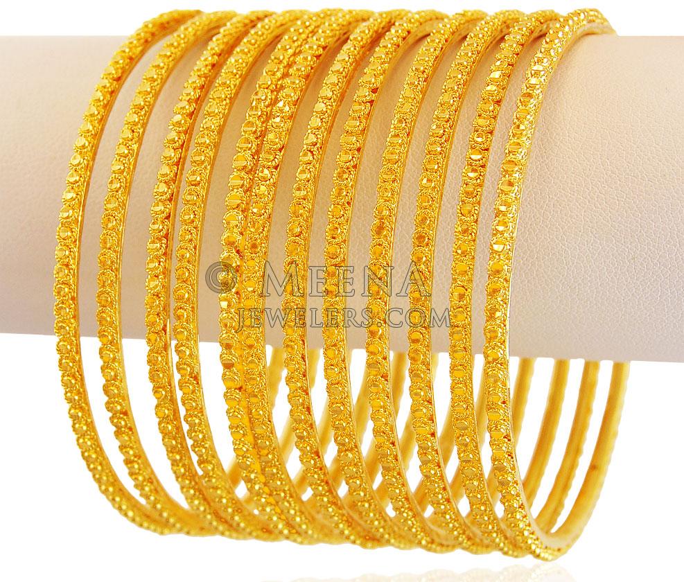 Shop Indian Gold Bangles | 22k Gold Bangles for Women | Gold Palace