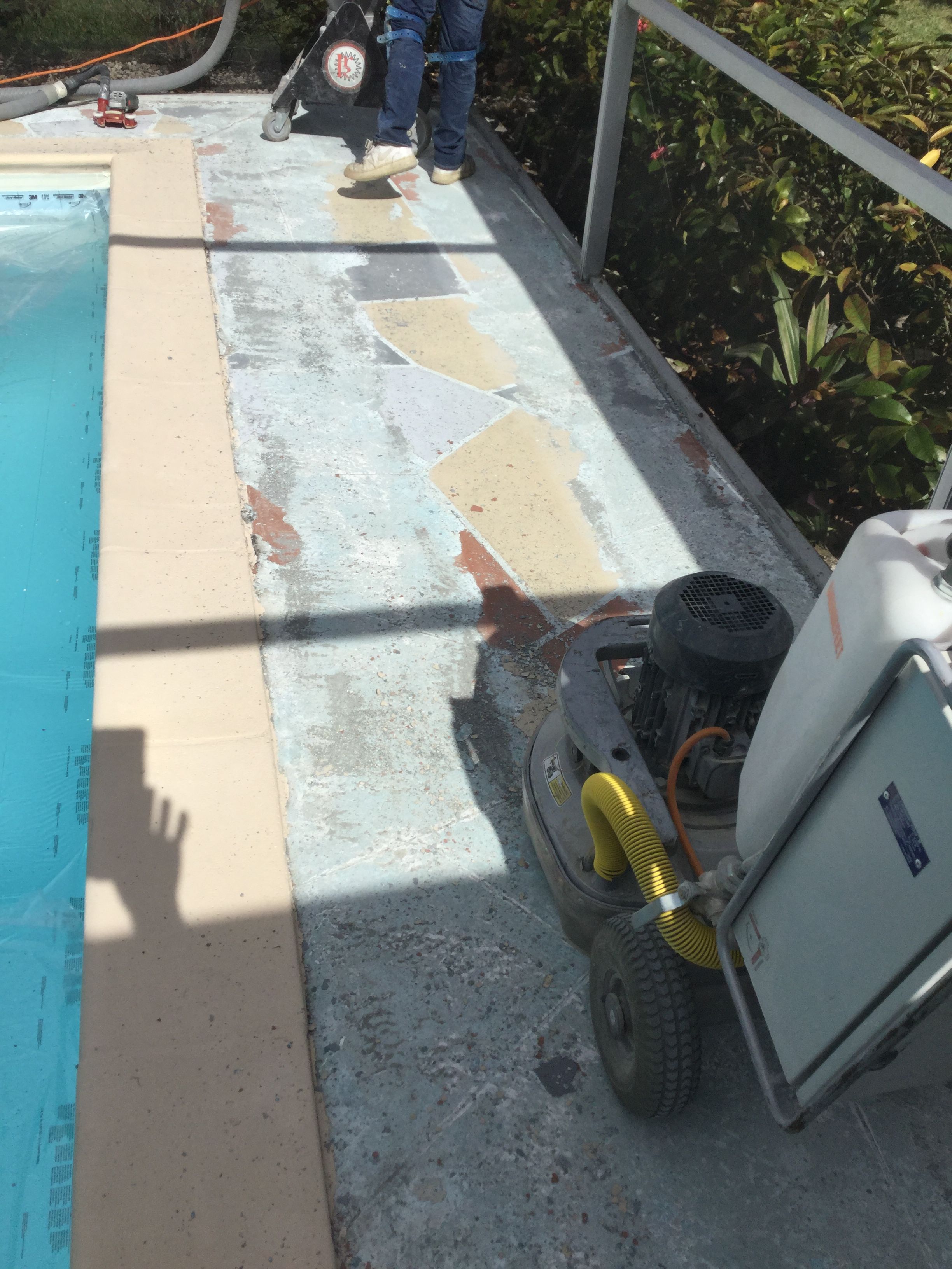 Sinking Pool Deck Repair Options | Jackcrete of VA