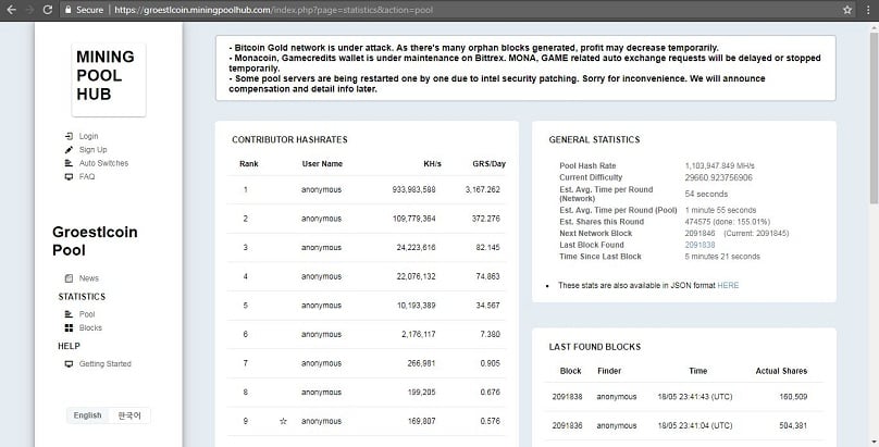 GRS - Mining-Dutch [Groestl] - Home