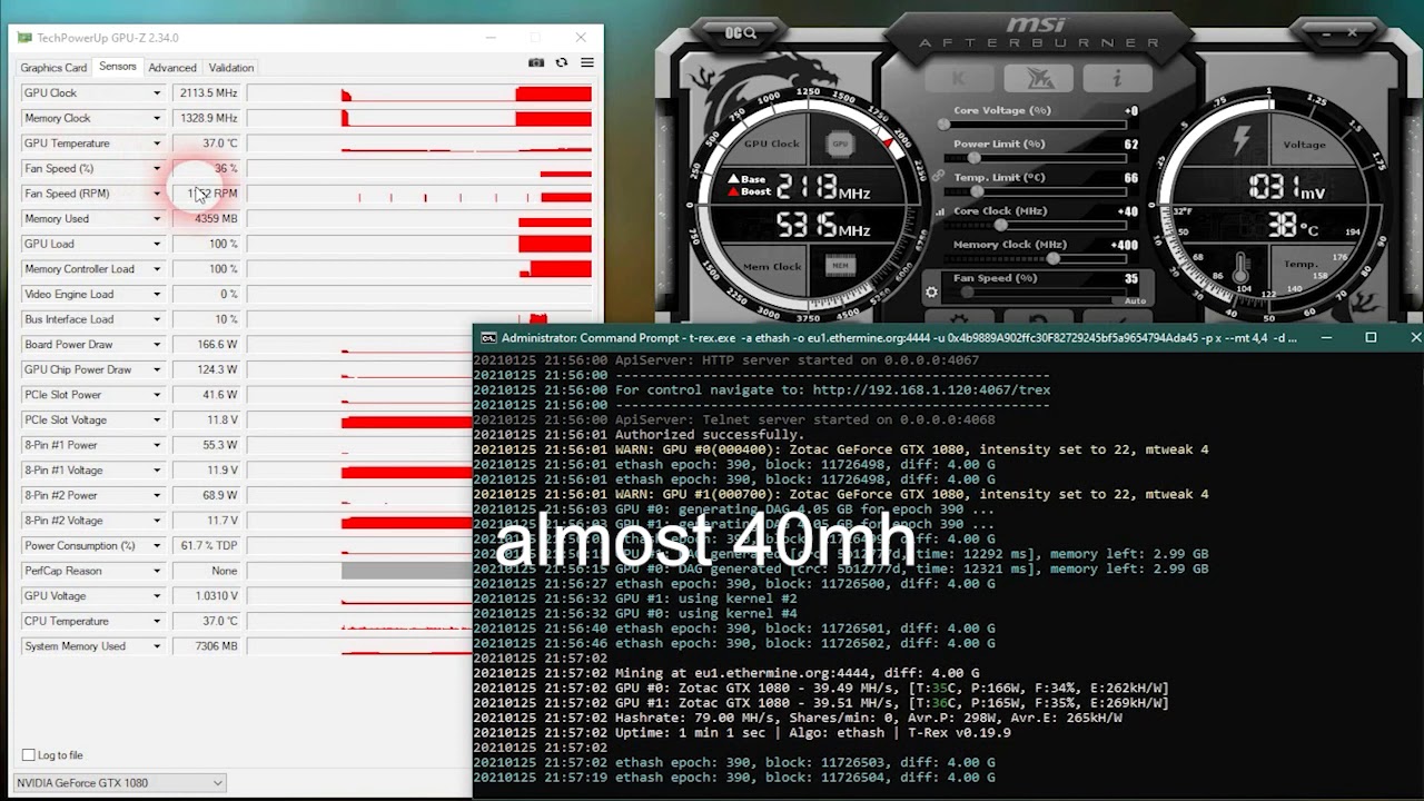 ⛏ NVIDIA GTX Mining Performance and Hashrate | Kryptex