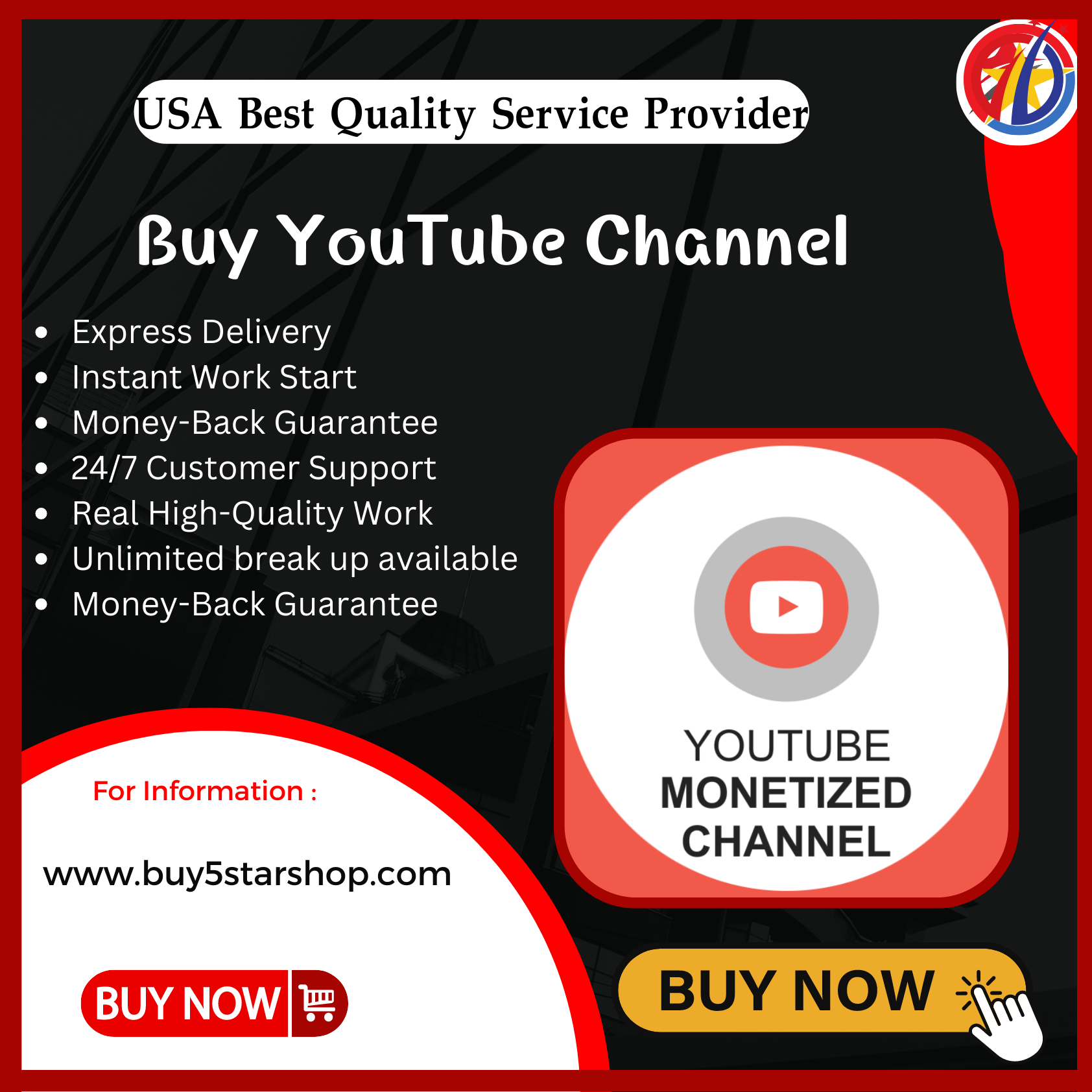 Buy YouTube Channels: Top 3 Best Sites to Buy YouTube Channels (Real and Monetized)