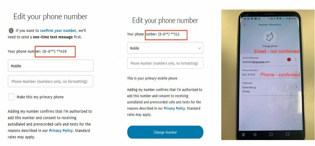 How do I confirm my phone number? | PayPal BE