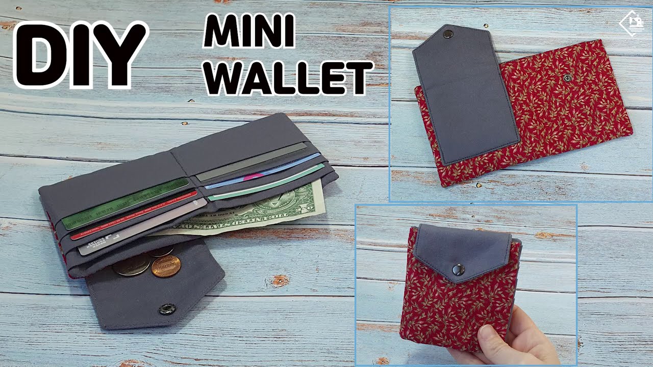 How to Sew a Felt Wallet / Purse. Tutorial ~ DIY Tutorial Ideas!