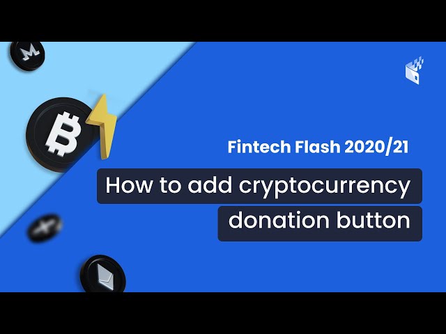 Adding a Bitcoin donation button