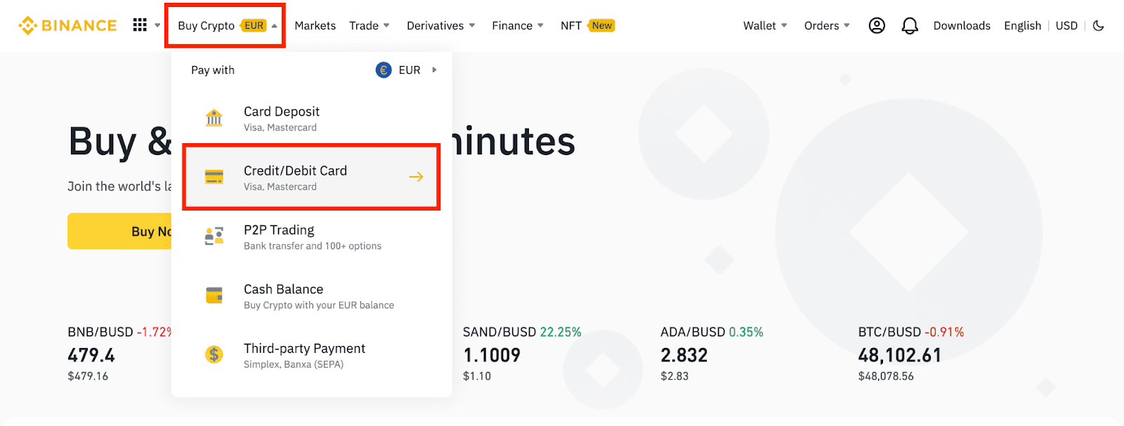 Buying and Selling Cryptocurrencies