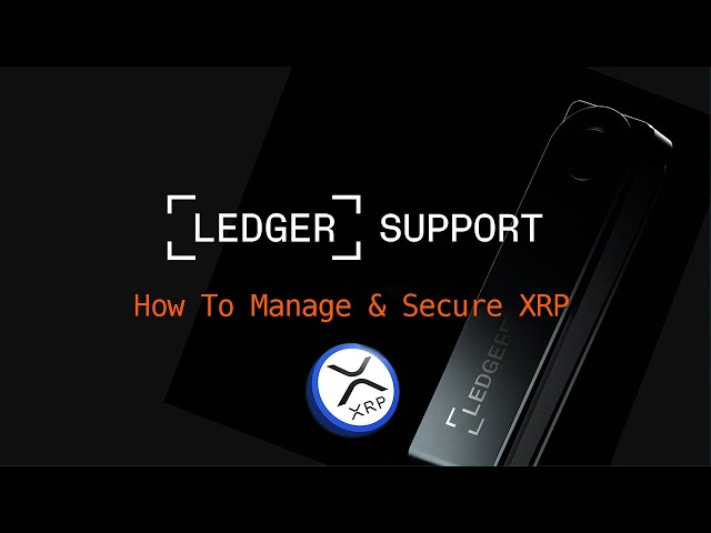 How To Store Ripple(XRP) On The Ledger Nano S/X