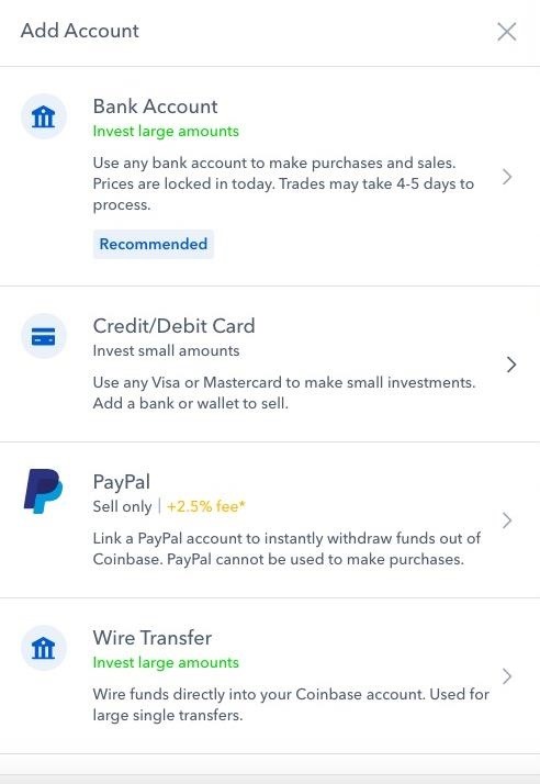 Can't add Paypal as a payment method on Coinbase - PayPal Community