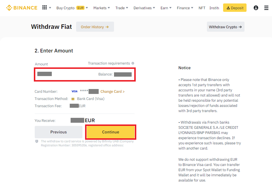 How to Withdraw from Binance - Beginner's Guide in 