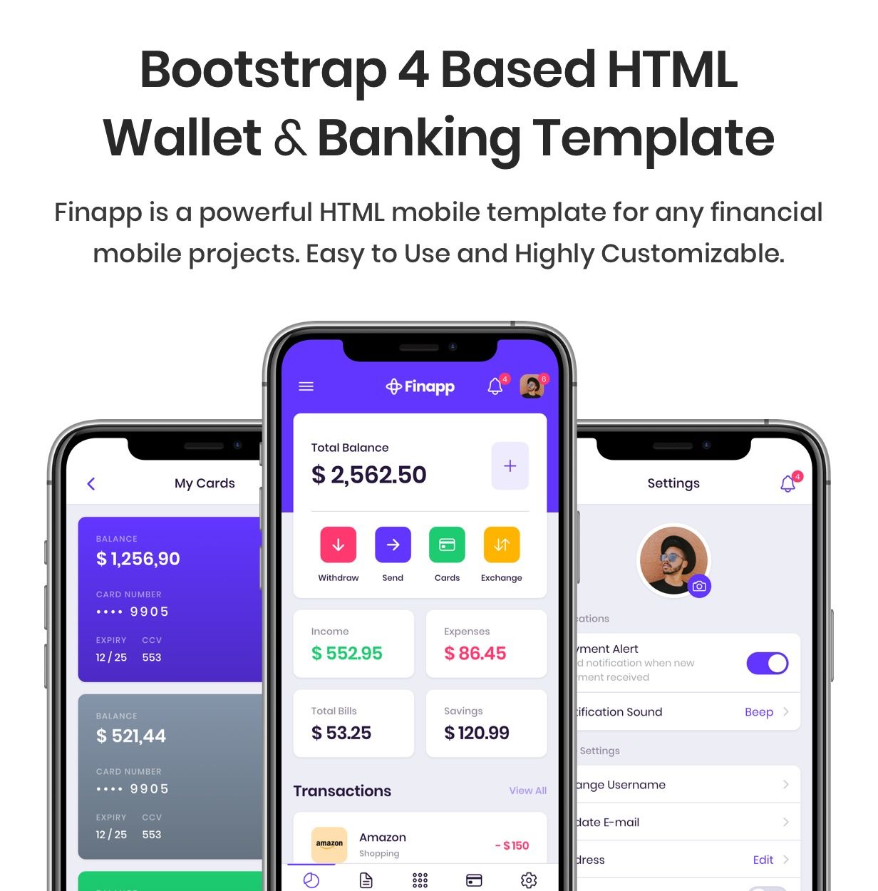 Website Templates Ico Wallet HTML