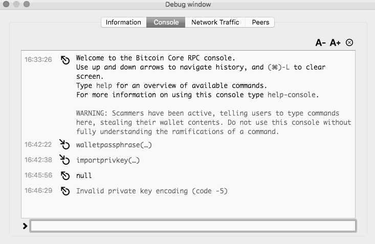 Import Private Key from Bitcoin Paper Wallet to Bitcoin Core | Dev Notes