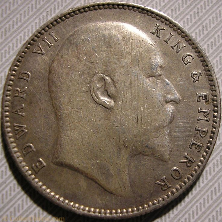 1 Rupee - Edward VII - India - British – Numista