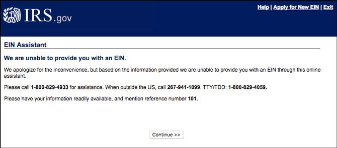 Error Resolution System for Excise Tax Returns | Internal Revenue Service