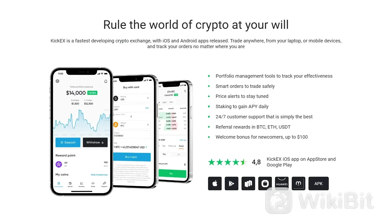 KickEX Crypto Prices, Trade Volume, Spot & Trading Pairs