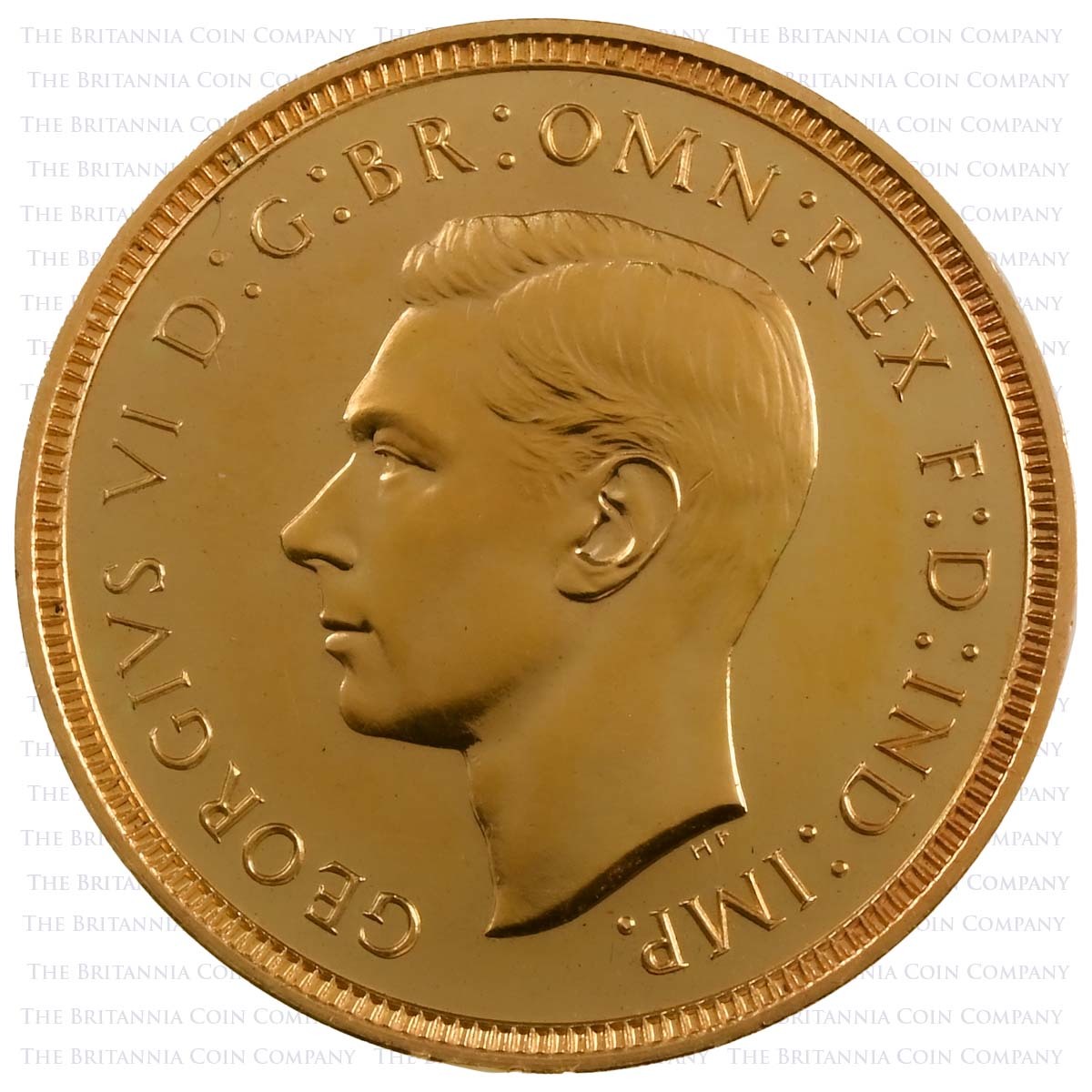 King George VI Gold Proof Five Pounds