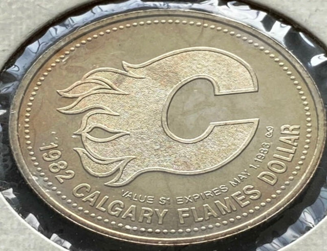 CALGARY FLAMES Dollar Set 6 Bronze Coins in Collector Case $ - PicClick