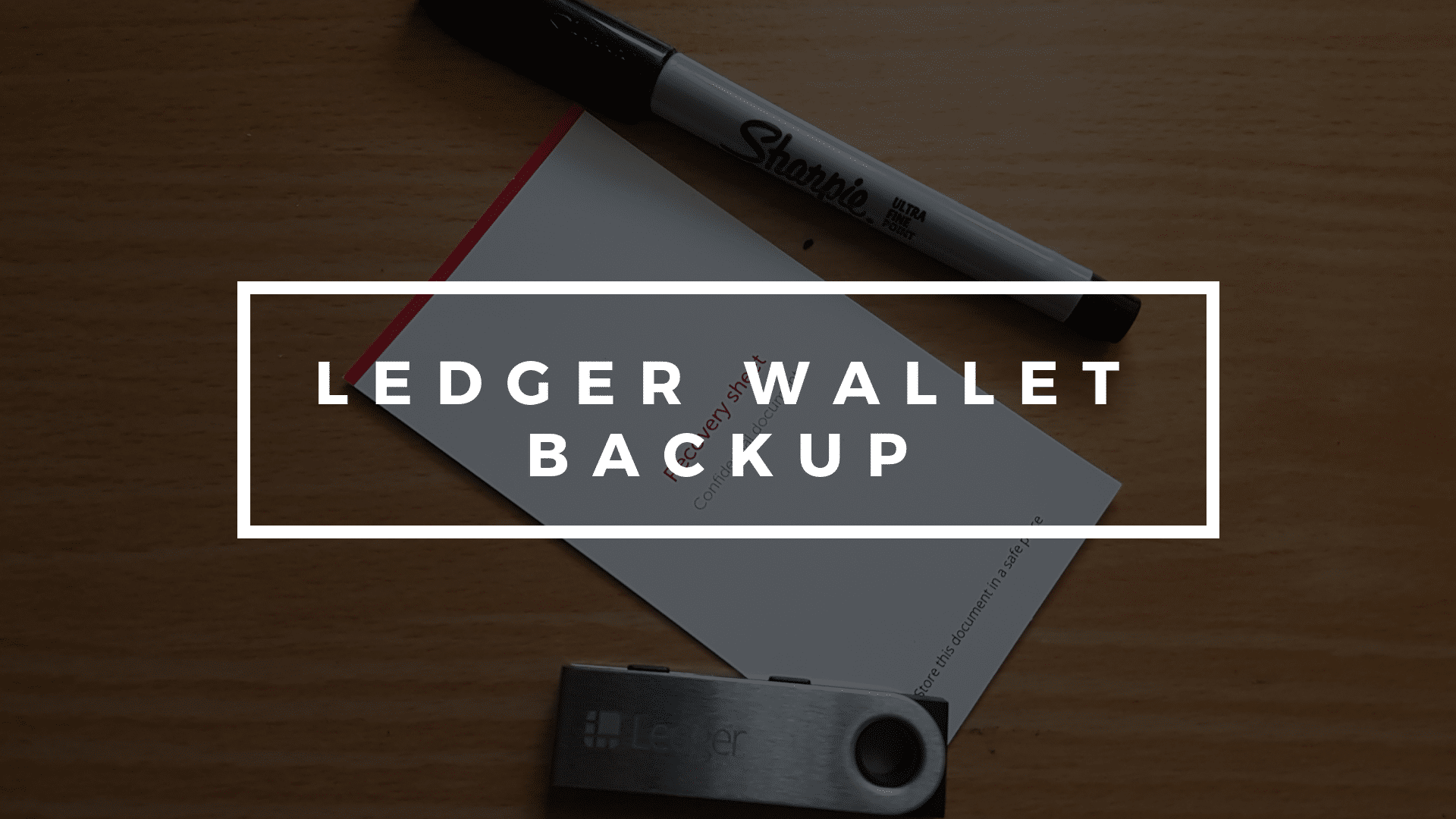 How to backup Ledger Hardware Wallet - Backup Nano S / Nano X device