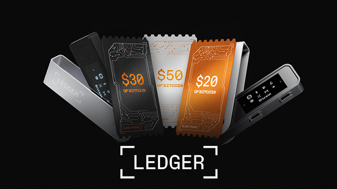 Ledger Hardware Wallet Black Friday Offer - $50 FREE BTC