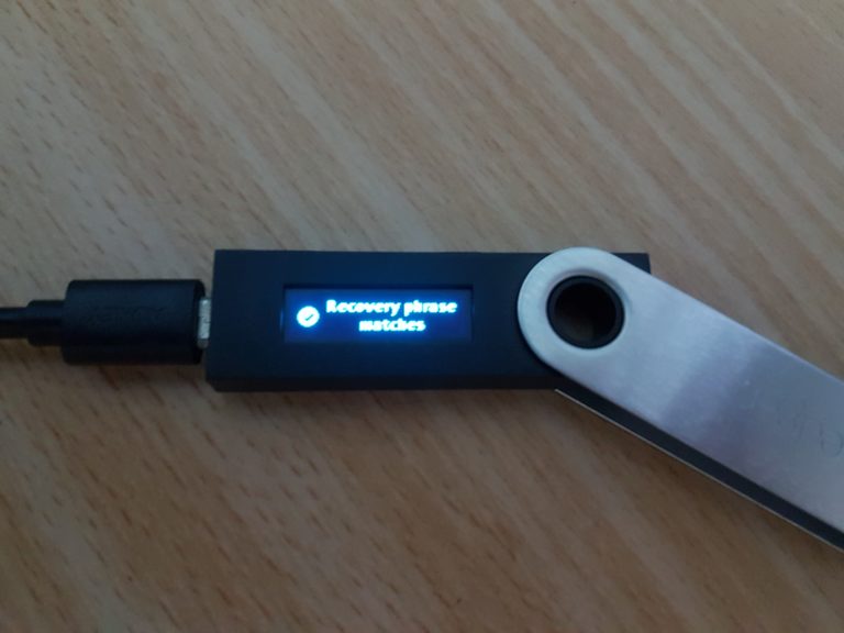 How To Verify Your Ledger Nano Recovery Seed Phrase?