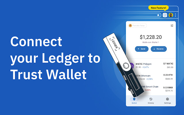 Trust Wallet adds Ledger hardware support