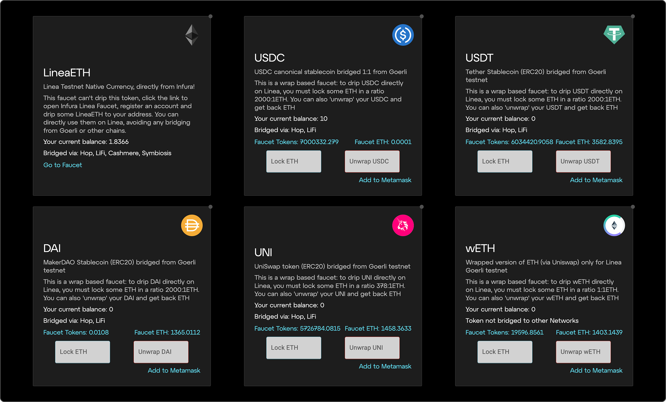 Covalent (CQT) - Linea Testnet Faucet