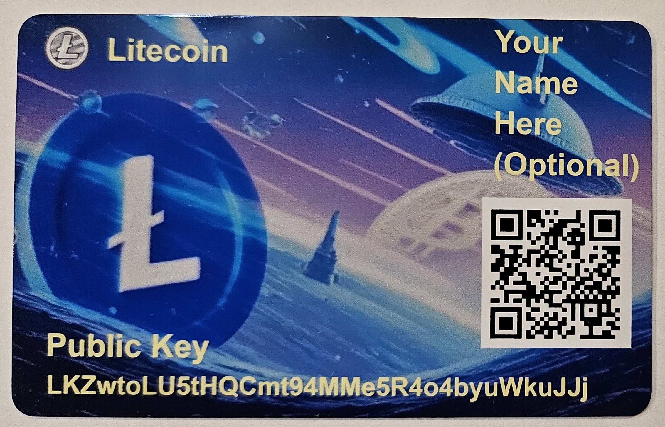 Litecoin Paper Wallet Generator: Offline with BIP38 and Tamper-Evident Hologram Stickers