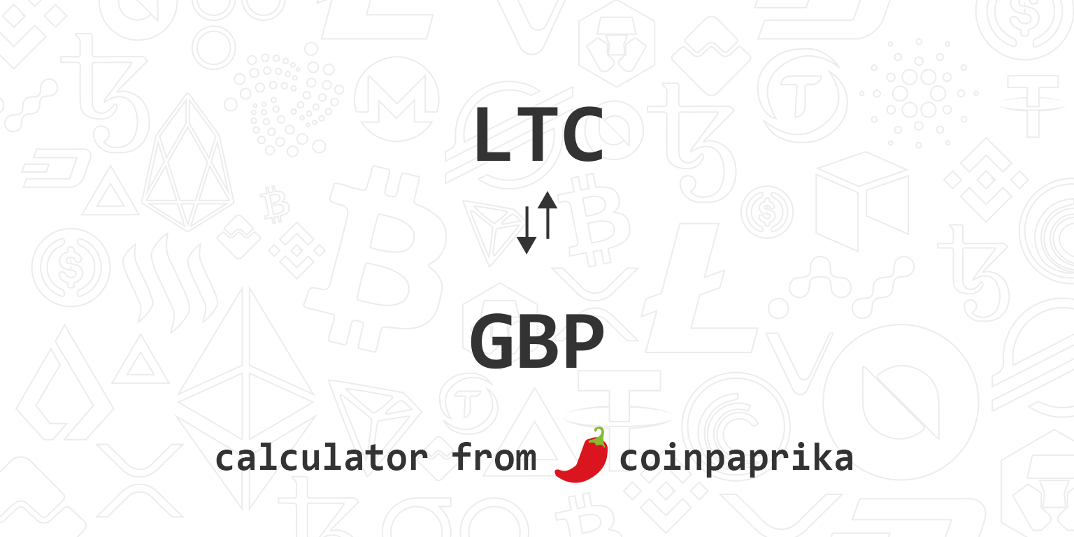 Convert LTC to GBP: Litecoin to United Kingdom Pound