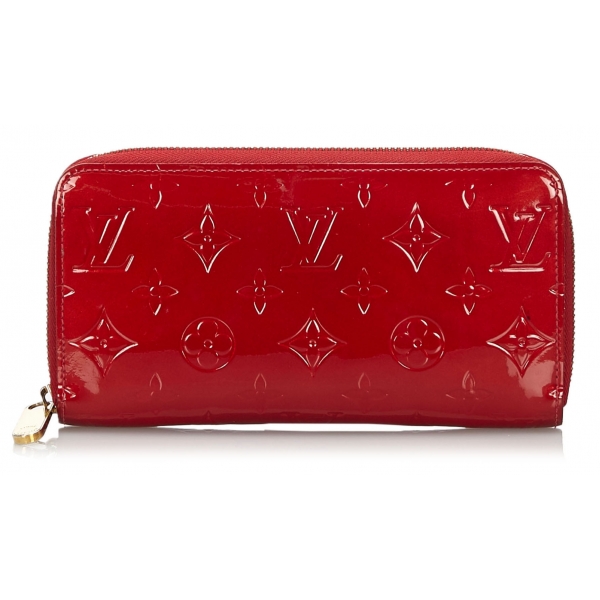 Louis Vuitton Red Vernis Monogram Zippy Continental Wallet – I MISS YOU VINTAGE