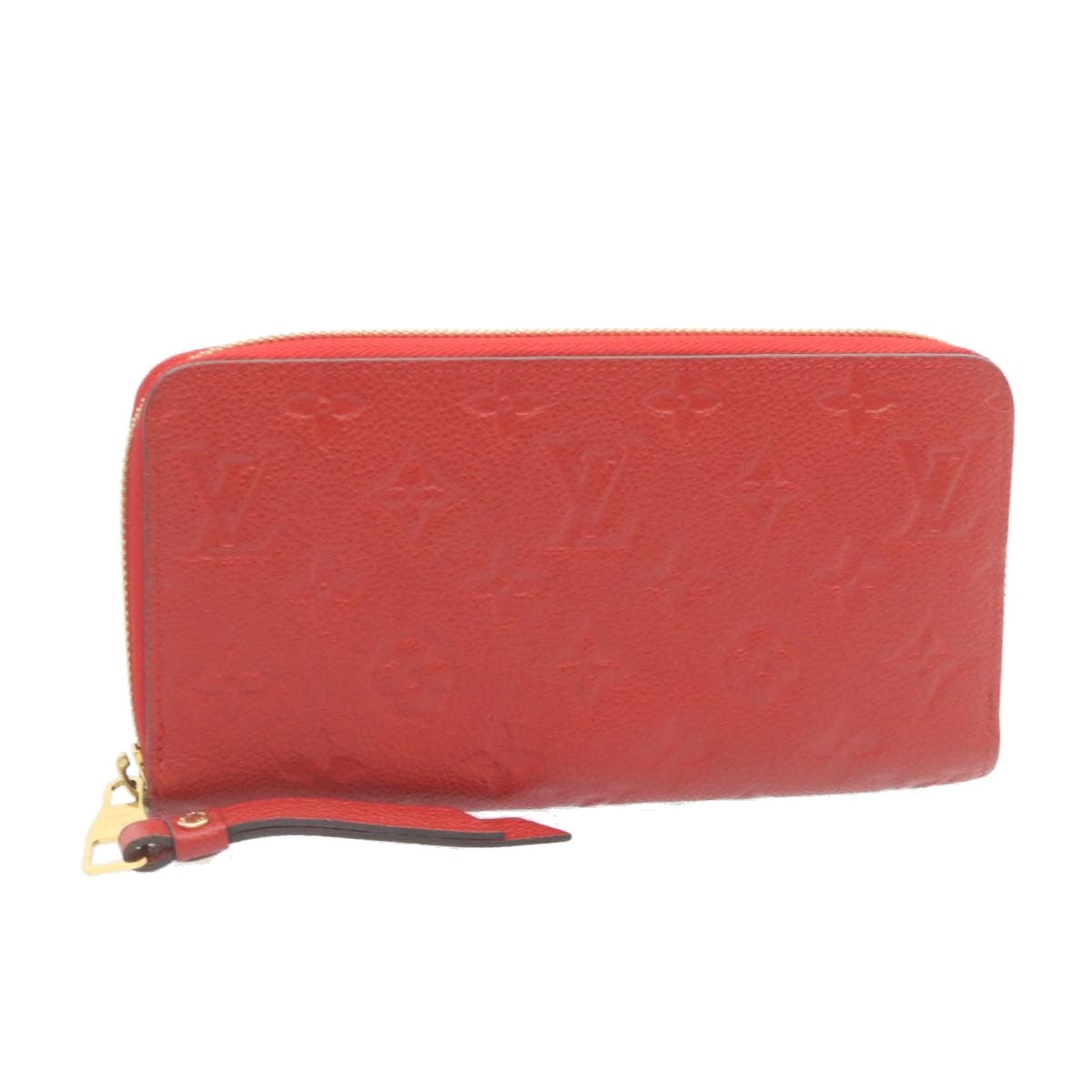 LOUIS VUITTON Empreinte Monogram Zip Around Wallet Red – ALB