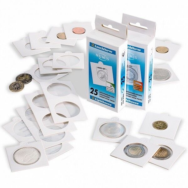 MATRIX coin holders, white, inside Ø 30mm, self-adhesive, pack of – Australian Specialty Coins