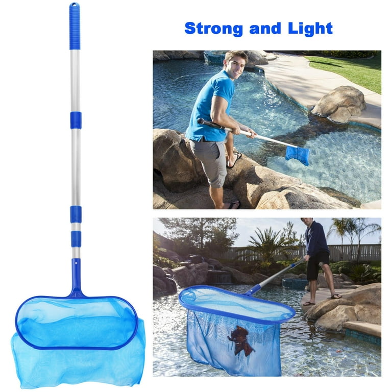 Pool Leaf Skimmer Net With Ultra Fine Mesh Basket — TCP Global