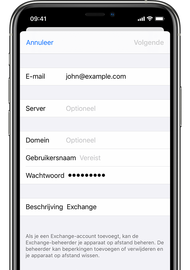 How to add your Exchange account to Outlook for iOS – Sherweb