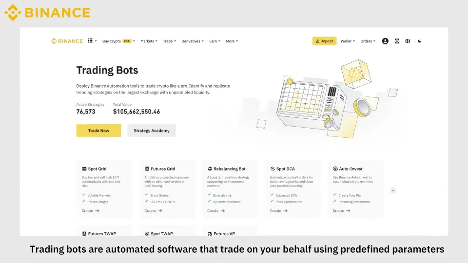 Новый торговый криптовалютный api бот для Binance 