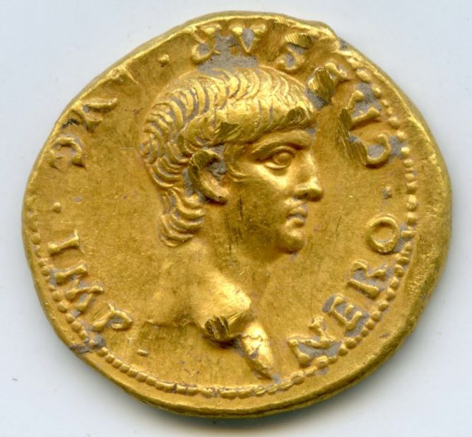 Gold Nero Coin Comes to Light in Jerusalem - Biblical Archaeology Society