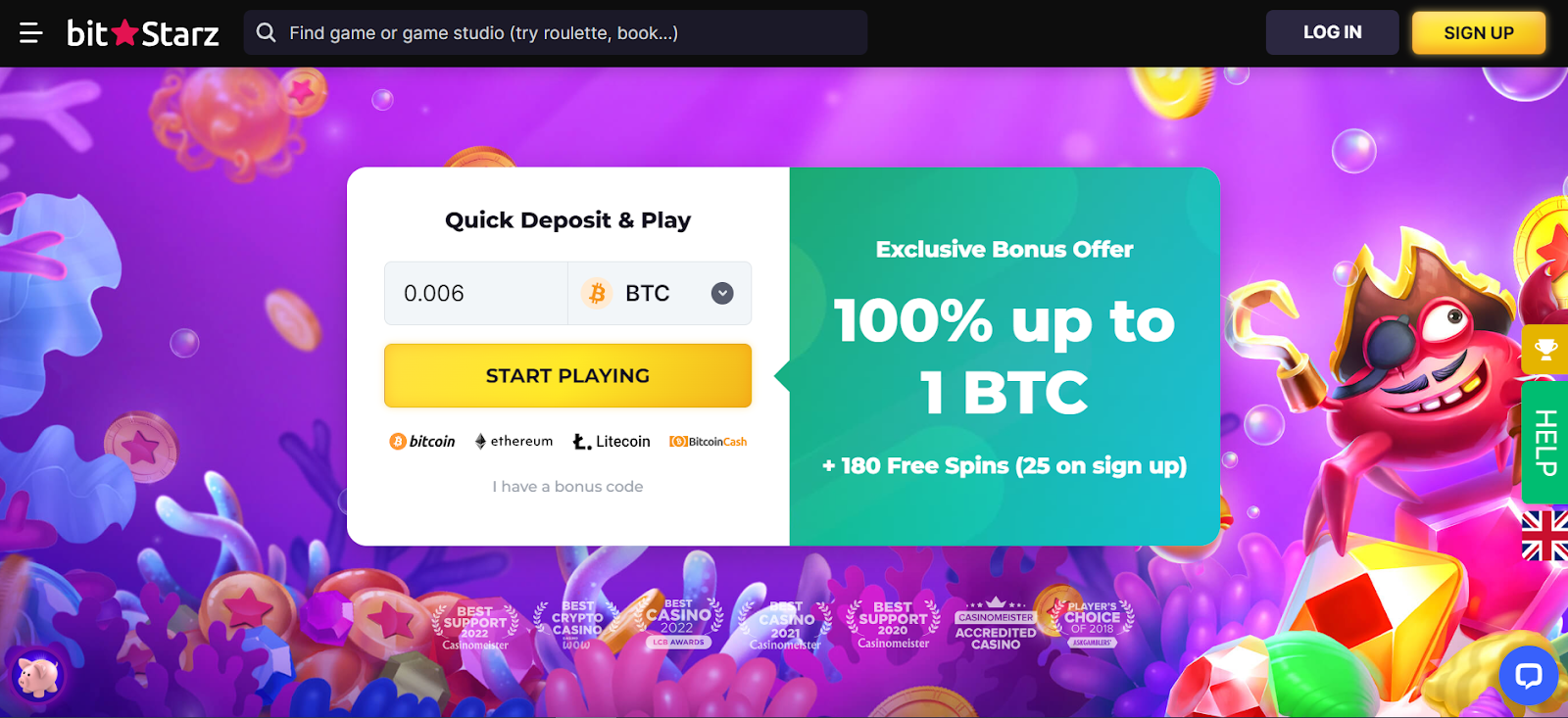 Best Bitcoin Casino No Deposit Bonus: Play and Win for Free