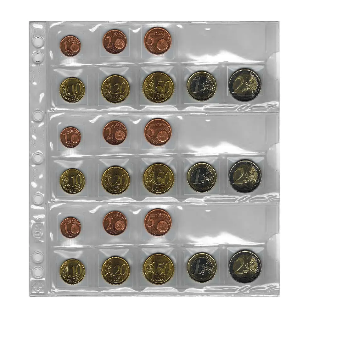 Buy Lighthouse Coin sheets NUMIS - for 3 Complete EURO - Coin Sets Online | Mintage World