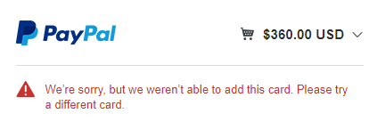 Why was my payment declined? | PayPal GB