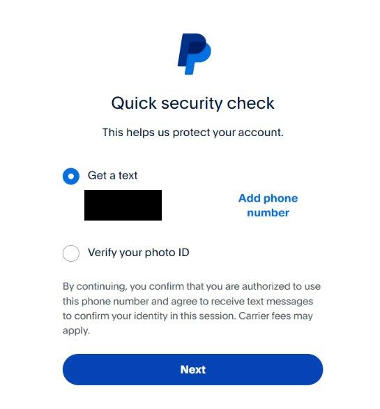 Solved: Security check - Verify your account - PayPal Community