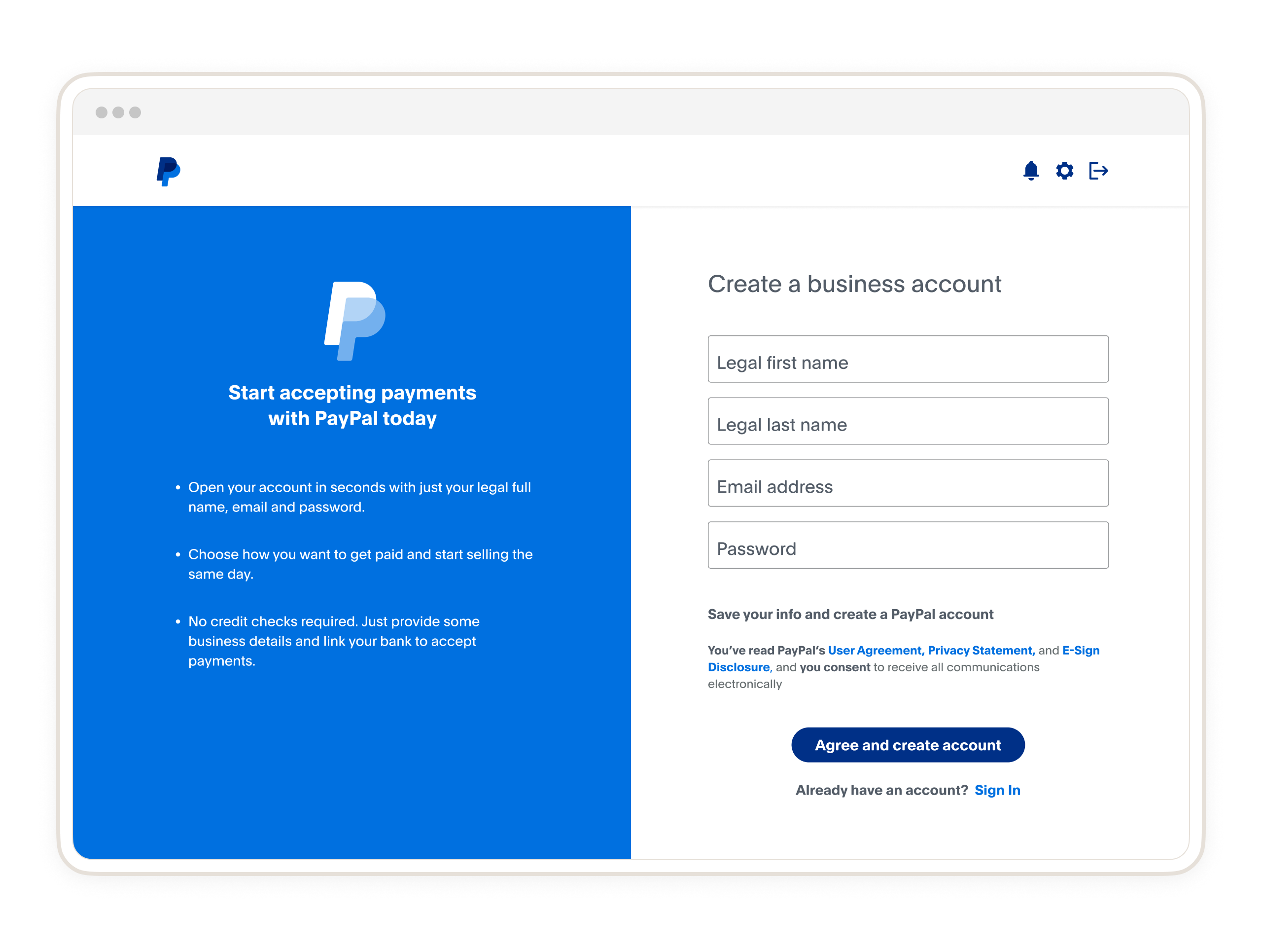 How to create a PayPal business account | Swoop AU