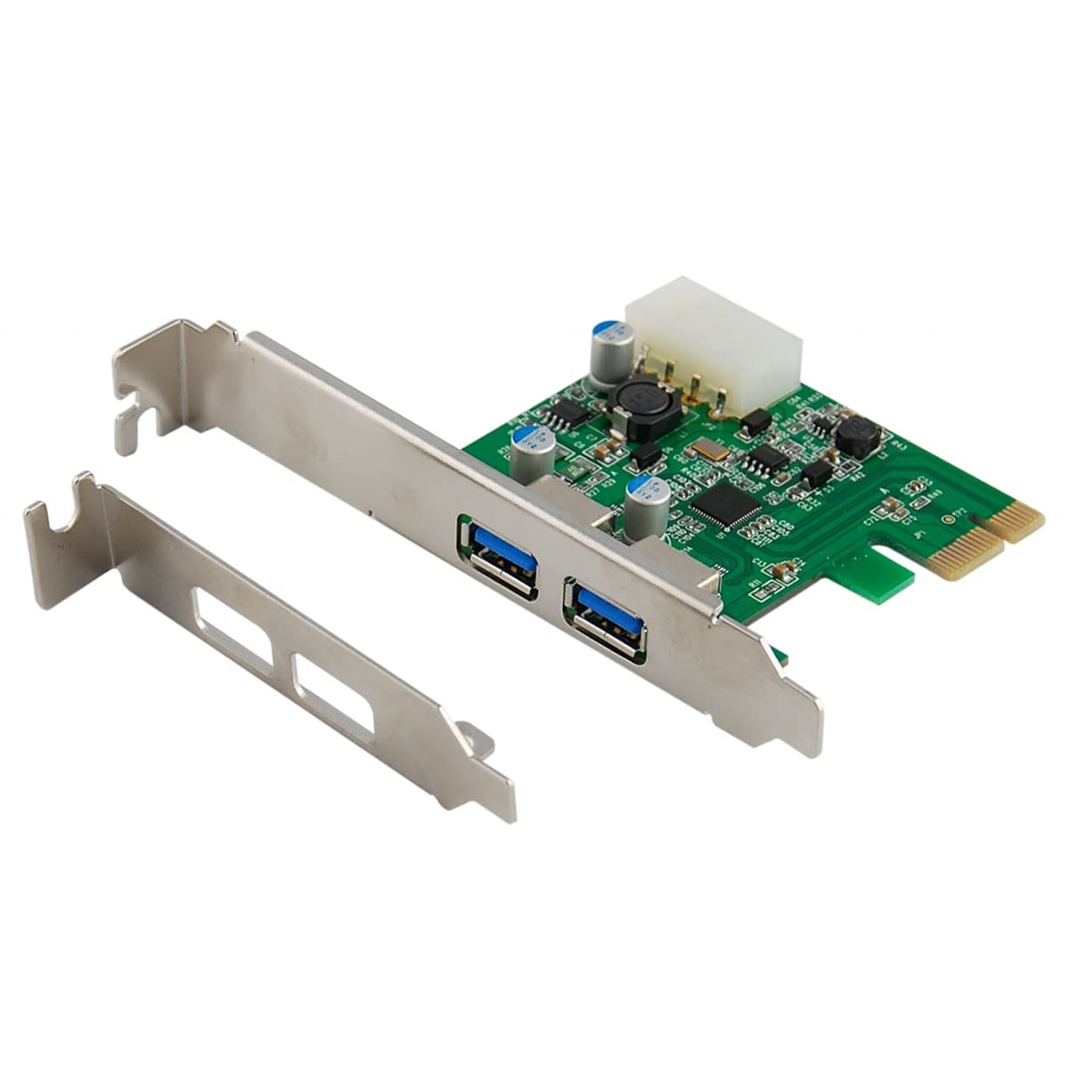 LP 4-Port SuperSpeed USB PCIe Card - Quad Core