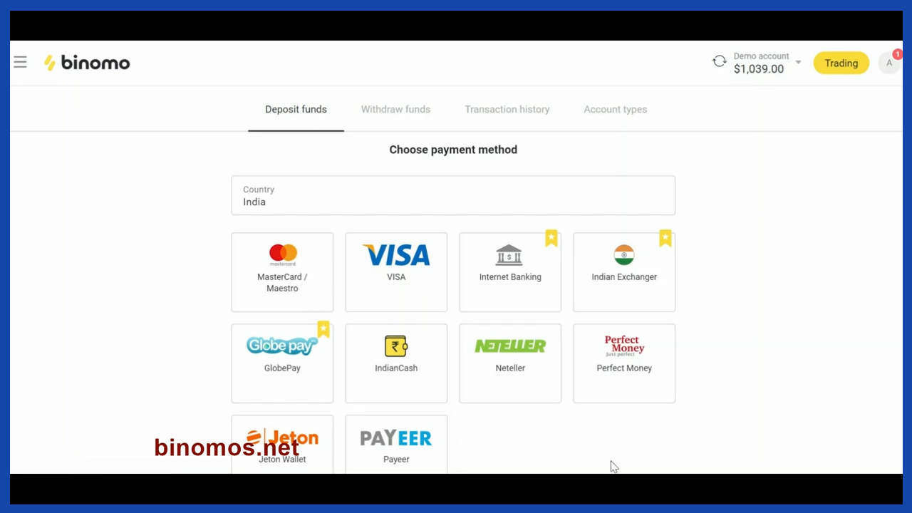 Deposit-via-perfect-money | Binomo Trading
