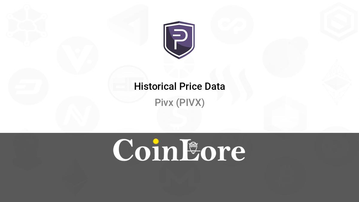 PIVX Price Today - PIVX Coin Price Chart & Crypto Market Cap