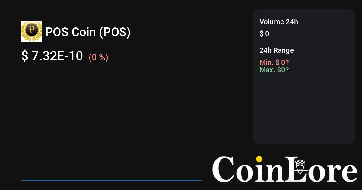 Top PoS Tokens by Market Capitalization | CoinMarketCap