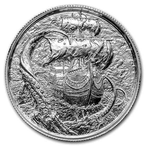 SILVER SIREN - PRIVATEER SERIES - 2 oz Ultra High Relief Pure Silver Coin - The Coin Shoppe