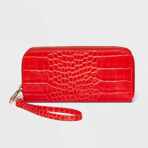 Leather red wallet | TERVA