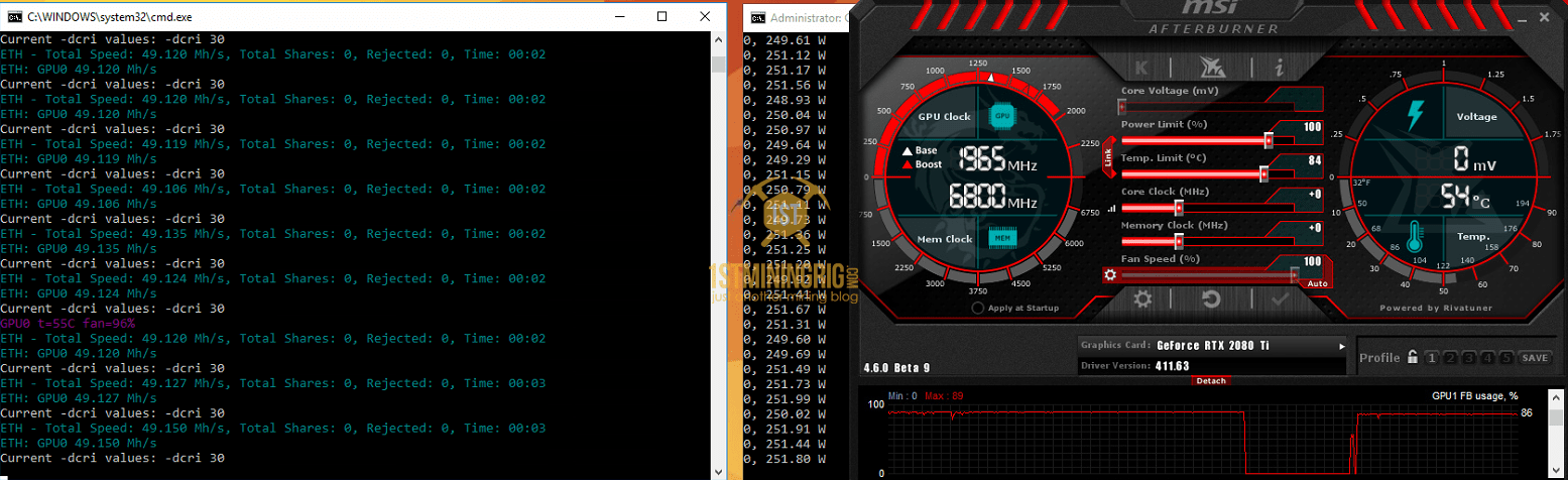 Mining with NVIDIA GeForce RTX SUPER - BetterHash Calculator