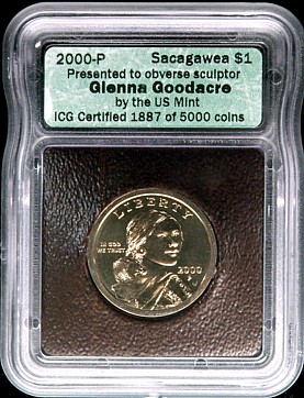 Michael Kittle Rare Coins - P Goodacre Presentation Sacagawea Dollar PCGS MS68